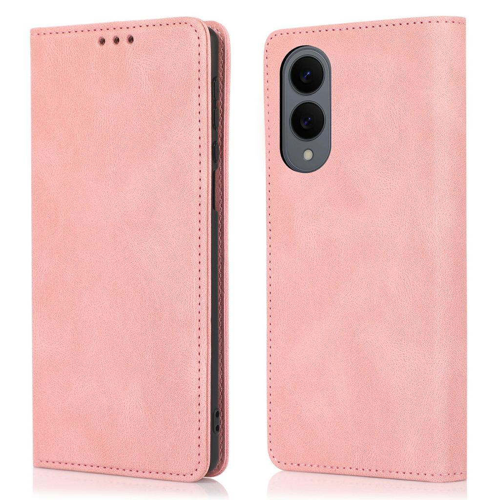 For Samsung Galaxy S25 Edge Case Wallet Magnetic Closing Leather Flip Phone Cover