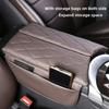 Car Armrest Cover Pad For Mercedes Benz GLC X253 2016-2022 EQC 2020-2022 Leather Anti-Scratch Center Console Cover Cushion