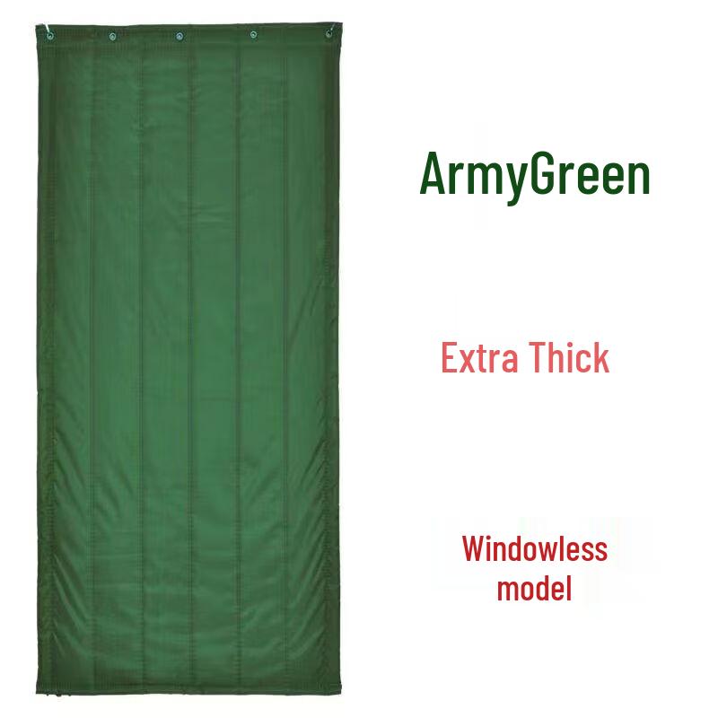 Утолщенная зимняя ветрозащитная хлопковая штора на дверь