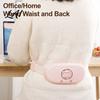 Electric Heating Pad for Cramps Heated Waist Belt Menstrual Pain Relief 3 Temperature Portable Heat Therapy Travel with Vibration Massage,