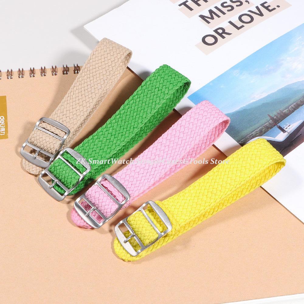 High-quality Woven Nylon Watch Strap Bracelet Belt 14mm 16mm 18mm 20mm 22mm Band for Omega Universal Replacement Watchband