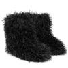 Winter Snow Boots Furry Shoes Women Fluffy Warm Faux Wool Boots Woman Teddy Fur Snow Boots Fashion Plush Short Boots Ladies