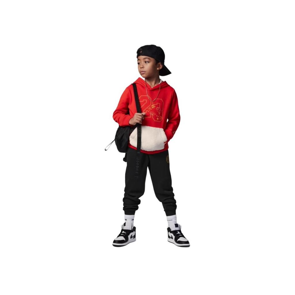 Jordan Kids Mid-Rise Solid Color Casual Sport Suit Kids Sport Suits FJ9633-010