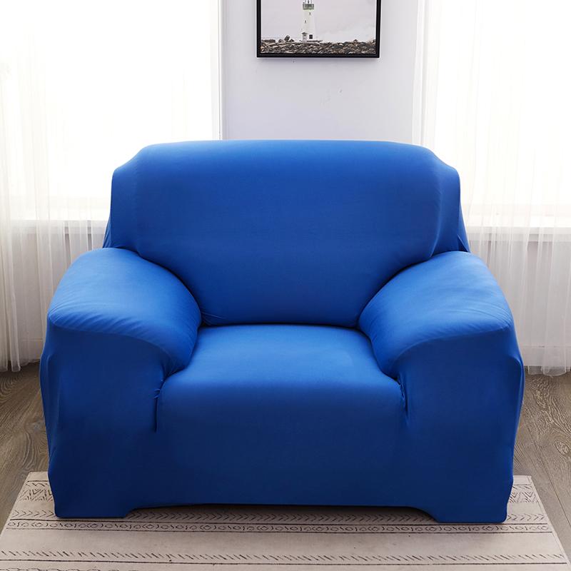 Искусственный молочный шелк однотонный чехол на диван высокая эластичность четыре сезона универсальная ткань мягкая дышащая устойчивая к пятнам от домашних животных 1 Seater
