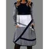Women's Fashion Autumn Winter  Long Sleeve O-Neck Casual Dresses