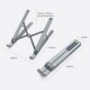 Ergonomischer faltbarer Laptop-Ständer Tragbarer Desktop-Ständer Verstellbar 6 Stufen Vertikal Platzsparendes Dock für Laptop Tablet
