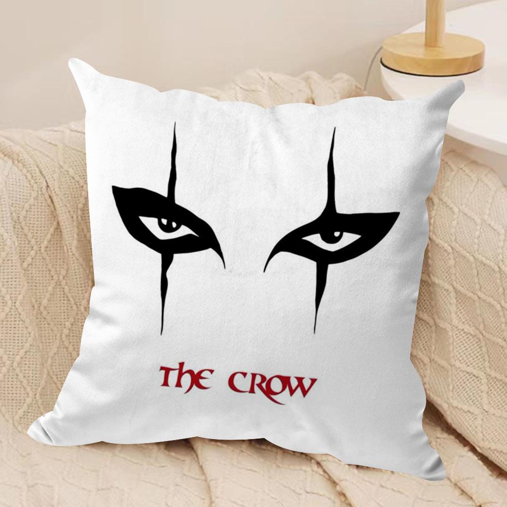 The CCrow Movie Cushion Cover Soft Plush Fabric DoubleSided Printed Sofa Cushion Cover for All Seasons Home Decor Gift