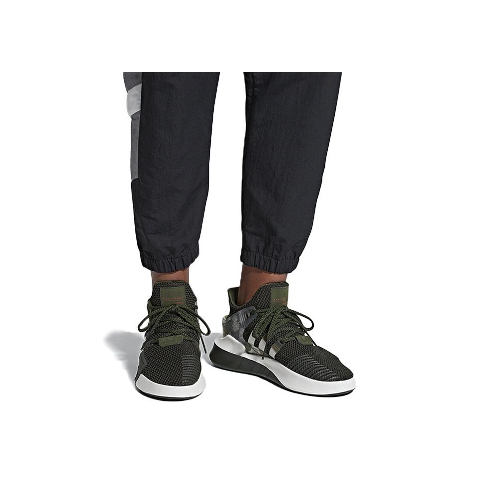 Adidas Originals Eqt Bask Adv Comfortable Sports Shock Absorption Non-Slip Low-Top Lifestyle Casual Shoes Unisex Casual Shoes Dark-Green B37518