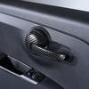 ABS Carbon Fiber Car Interior Door Handle Decoration Cover Stickers Trim For Fiat 500 Abarth 595 2010-2024 Auto Accessories