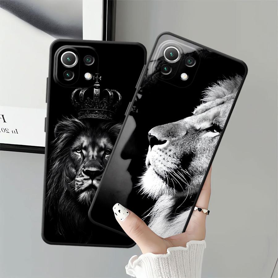 Case for Xiaomi Mi 13 Lite 12T Pro 15 Pro 12 11T 14 12X 11 10T Funda Phone Cover Cool Animal Tiger Lion