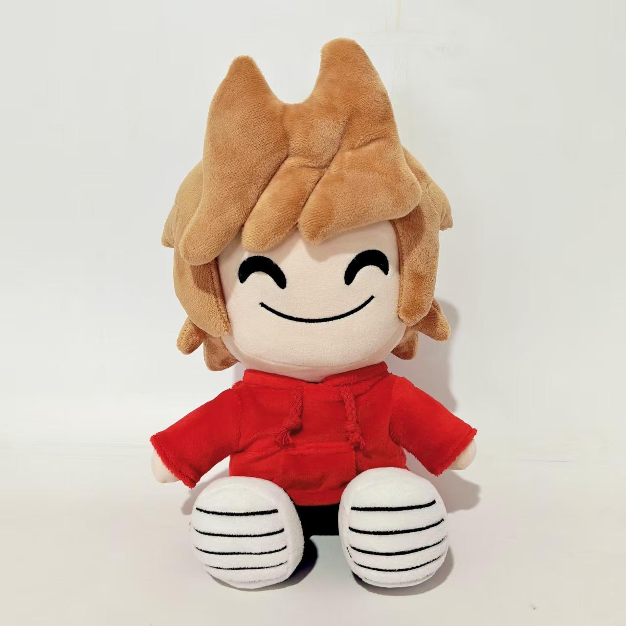 22cm Anime Eddsworld Tord Plüschtier Puppe Tord Cartoon Plüsch Kuscheltier Spielzeug Sammlerstück Geburtstags Weihnachtsgeschenke brown