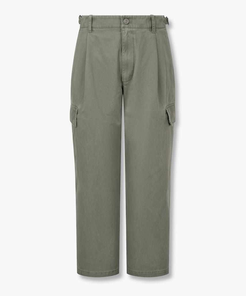 STUDIO TOMBOY [Men] Single-Pleat Cotton Cargo Pants_Light Khaki 9156131113