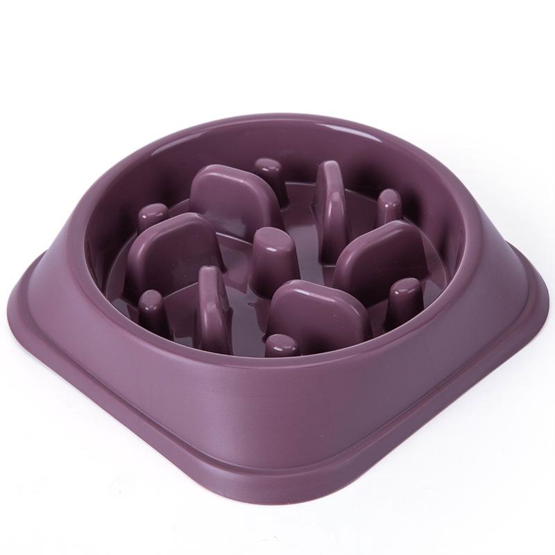 Non-Slip Dog Slow Feeder Bowl Anti-Choking Pet Food Bowl for Dogs Cats Puppy Interactive Feeding Dish