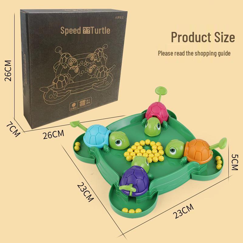Speedy Turtle Bean Grab: Interactive Parent-Child Table Game