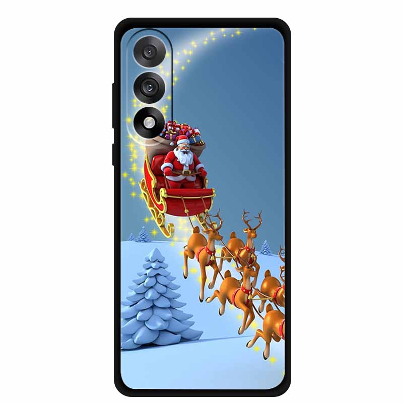Christmas Phone Cases For OnePlus Nord 5 5G Case Shockproof Silicone Soft Black Cover Christmas Tree for 1+ Nord 5 5G Back Cover