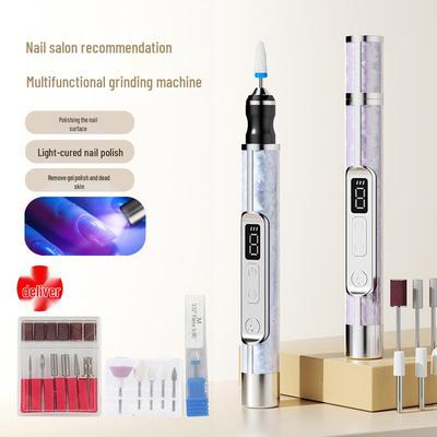 2-in-1 Electric Nail Grinder & Polishing/Baking LED Lamp