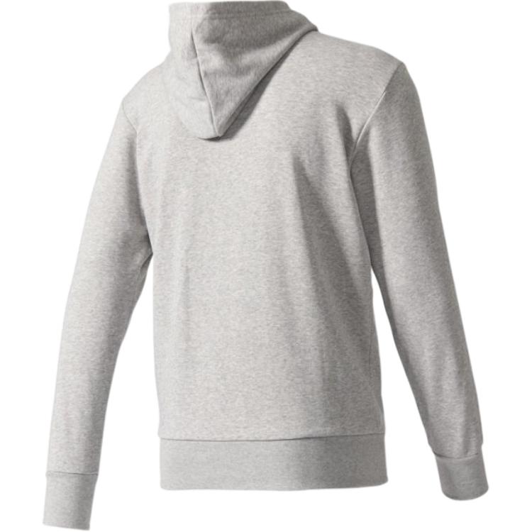 Adidas Sport Hy Athletics Hooded Pullover Letter Long Sleeve Sweatshirt Men Sweatshirt Gray B47375