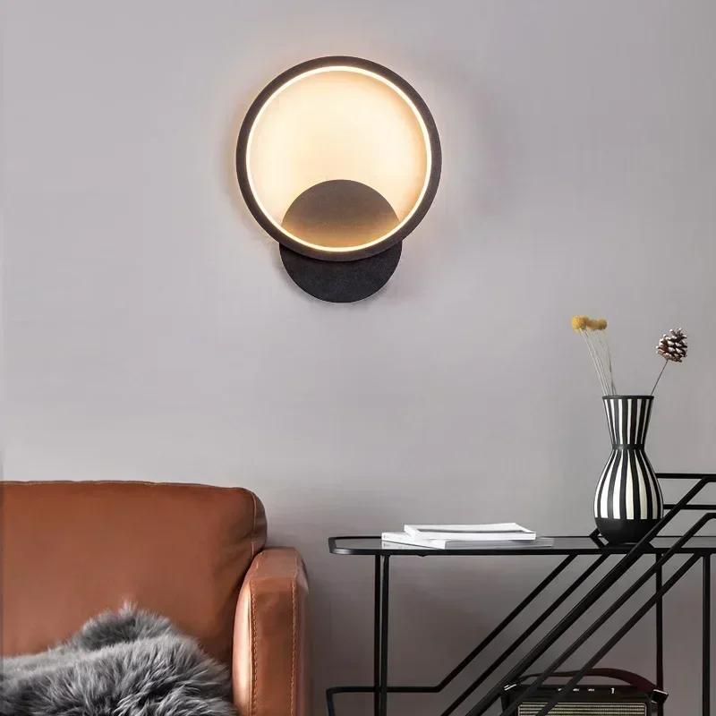 LED Wall Lamp Modern Minimalist Led Wall Sconces For Living Room Bedroom Corridor Aisle Balcony Restaurant Wall Light Indoor