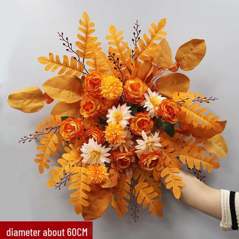 Silk Hanging Flower Garland for Wedding Aisle, T-Stage, or Ceiling Decor