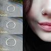 Fashion Stainless Steel Nose Ring Rings Fake Septum Clicker Body Jewelry Piercing Suspension Clip Women Jewelry