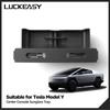 LUCKEASY Central Console Glasses Storage Box for Tesla Model Y 2026 Sunglasses Storage Tray Automotive Interior Accessories 1pc