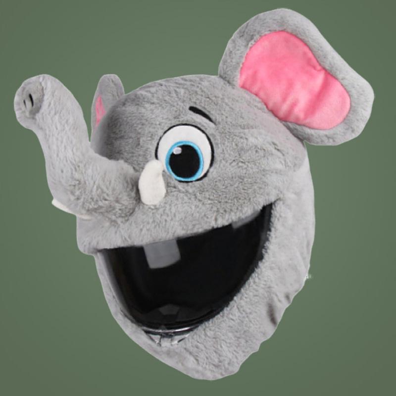 Motorcycle Helmet Decoration: Cartoon Rabbit, Toothless, Pumpkin Head Covers
