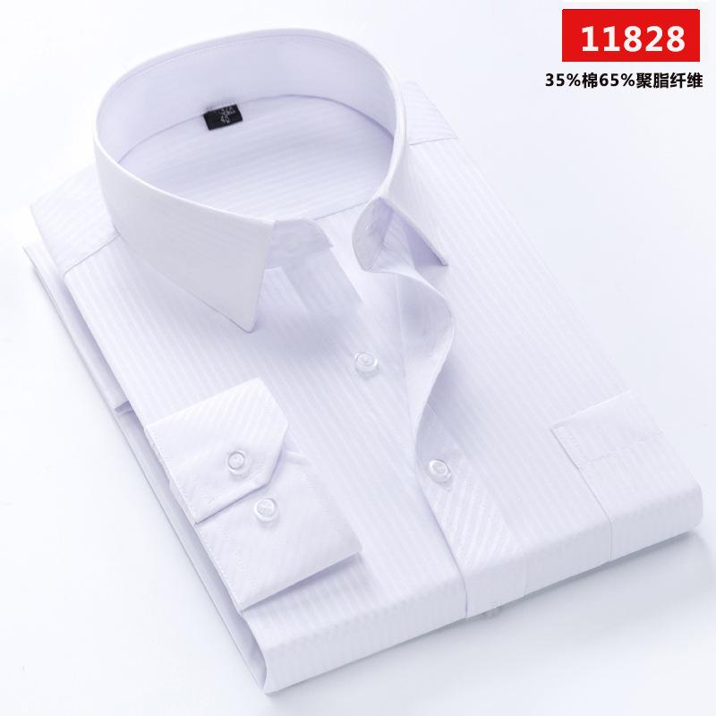 Men's Shirt Middle-aged Long-sleeved Shirt for The Elderly Dad Set Loose Old Clothing Grandpa Shirt