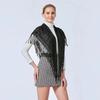 Cloak Knitted Triangle Scarf Cape Fart Curtain Simple Hollow Out Scarves  Female