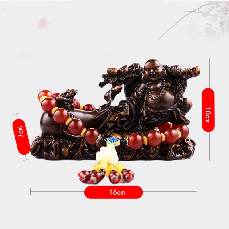 1PCS Resin Money Bag Golden Cicada Buddha Ornament Chinese Style Minimalist Car Number Plate Ornament Gift High-end Gift