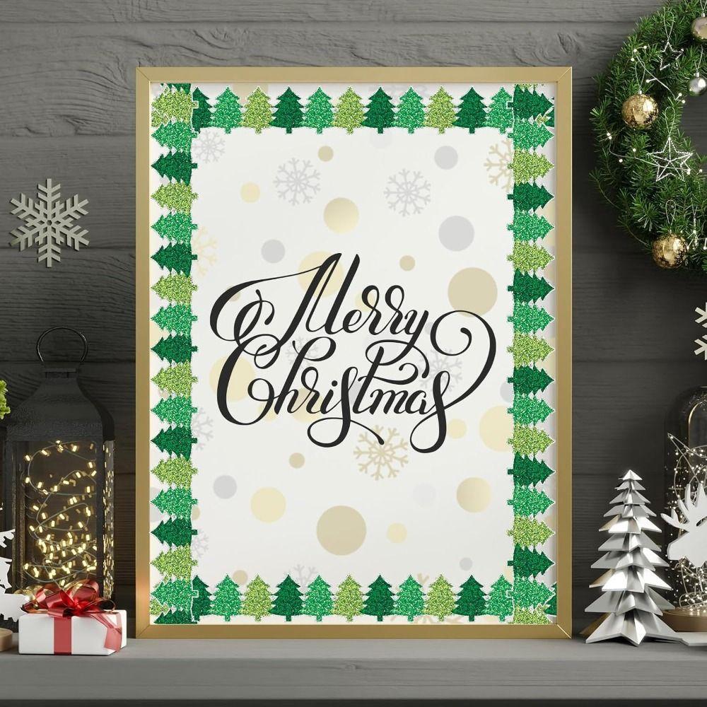 Self Adhesive Border Sticker Roll Waterproof Christmas Border Stickers  Bulletin Board Decorating