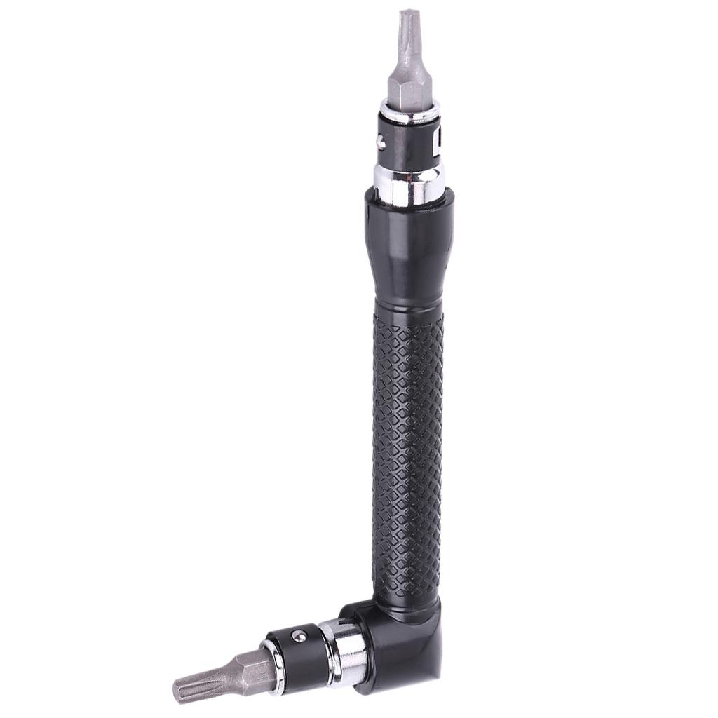 L Shape 1/4 Inch Hex Socket Wrench Double Head with Various Screwdriver Bits Hand Tool Wrench Driver L shaped Wrench 1/4 Wrench