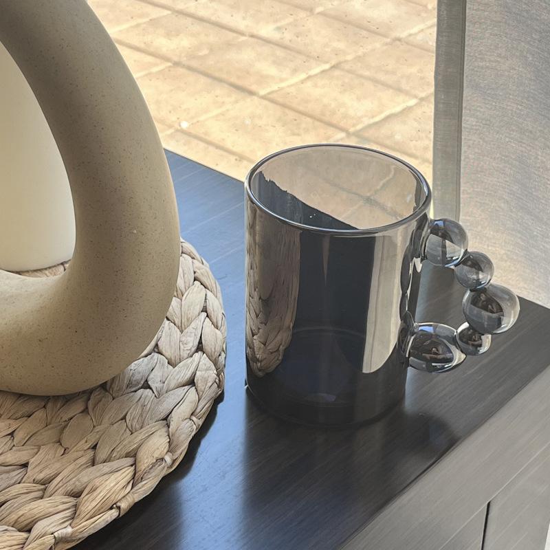 Europe Style Coffee Mugs Luxury handle Coffee Milk  Afternoon Tea Cup Creative Bubble Glass Cups For Friend Gift