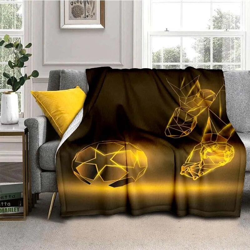 3D Print Football  Blanket For All Season,Warm and Soft Blanket  For Couch Sofa Office Home Travel Camping Birthday Gift