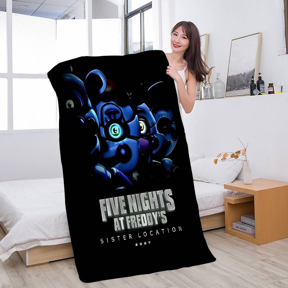 

F-Five N-Nights At F-Freddys Game Beach Towel Colorful Bath Towels For Girl Microfiber Quick Dry Sand Free Beach W30*H60(CM)