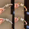 Fashion Butterfly Jewelry Bracelet With Zircon Stones For Elegant Women