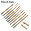 Resin Drill Bits Engraving Drill Bits Minimal Resistance 2.35mm Shank Diameter Efficient Drilling High-Speed Steel