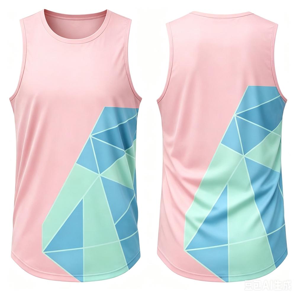 Funny 3D Geometry Print Men's Vest Youthful Vitality Style Sports Tank Top Summer Casual O-neck Sleeveless Shirt Fashion Gym Tee