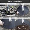 10 KUSŮ 15-52 cm Netkaný Kruh pro Mulčování Stromů Biologicky Odbouratelná Ochranná Podložka pro Strom Opakovaně Použitelná Bariéra proti Plevelu pro Stromy pro Kontrolu Plevele Ochrana Kořenů