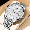 FOURRON Men's Waterproof Luminous Quartz Watch - Fashionable, Thin, and Sporty.