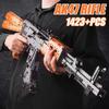 AWM & AK47 Scharfschützengewehr Bausteine Set - Detailliertes Replika Modellbausatz mit Ständer für Erwachsene Sammler DIY Projekt