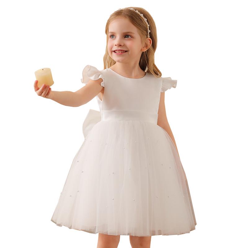 European & American Style Mesh Tulle Princess Dress for Girls