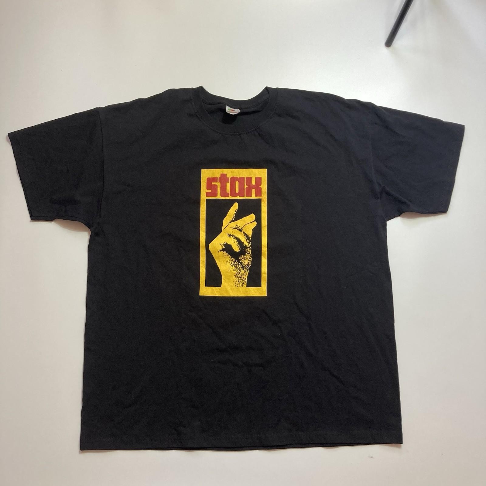 vintage stax records memphis tennessee usa blues jazz soul rock band tee xxl S