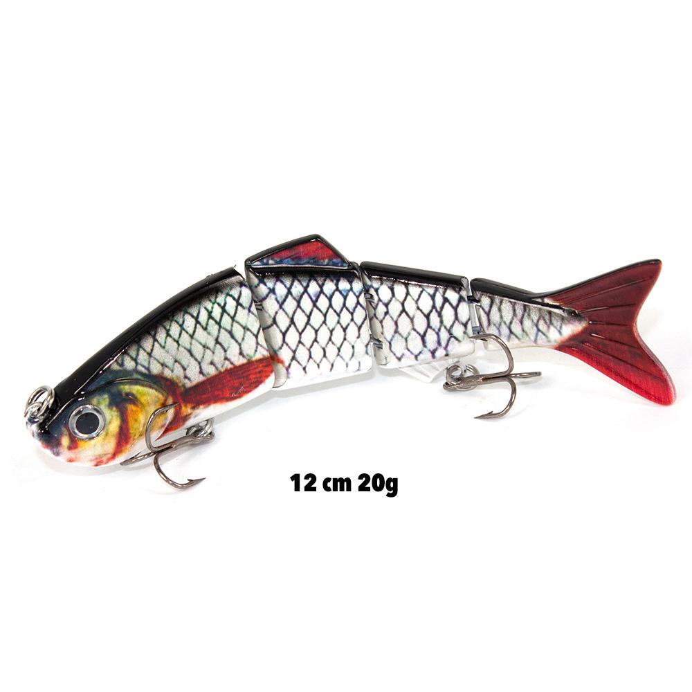 Leurre De Pêche Bionique Coulant Lent - Pour Brochet, Bar, Mer - Taille S