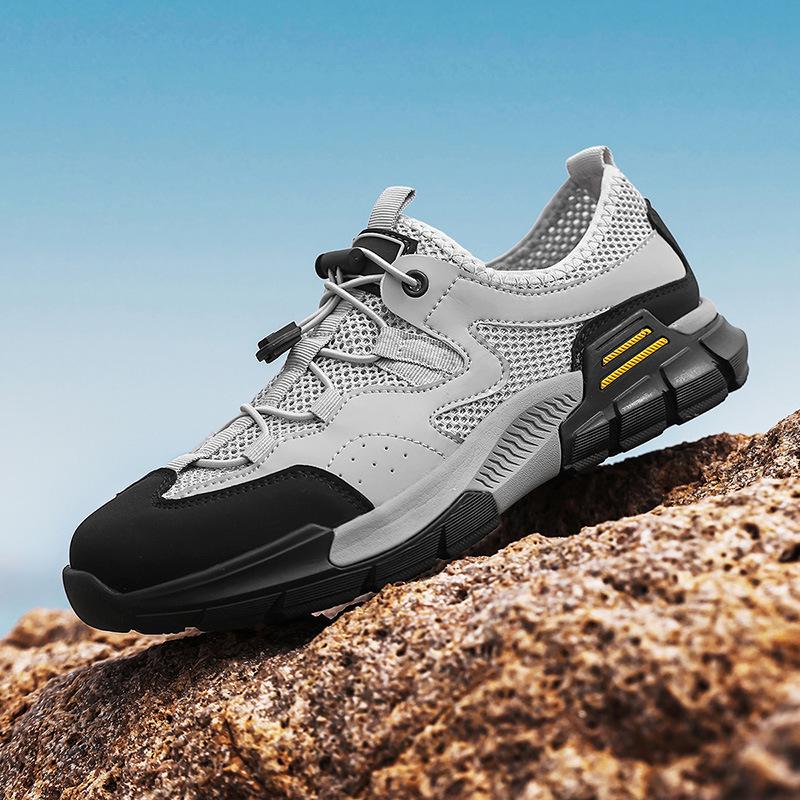 Men's Shoes 2025 Summer New Men's Outdoor Travel Convenient Mountaineering Sports Shoes Platform Versatile Breathable Casual Shoes