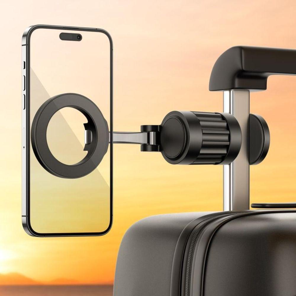 Foldable Travel Phone Holder 360° Rotating Magsafe Stand New Magnetic Airplane Phone Stand