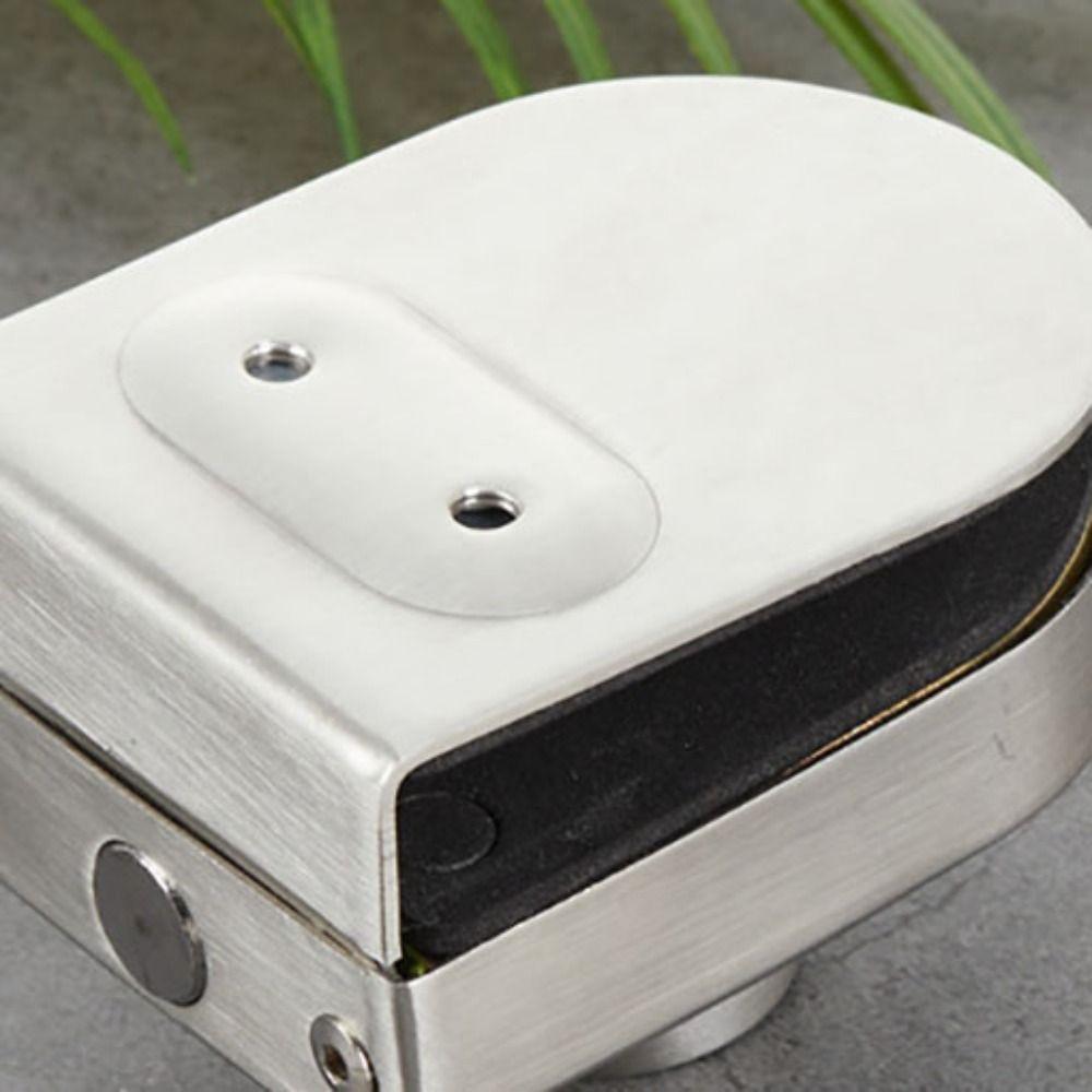 10-12mm Frameless Glass Door Lock with Keys No Need Drilling Glass Display Cabinet Lock Safe Stainless Steel Door Lock Buckle