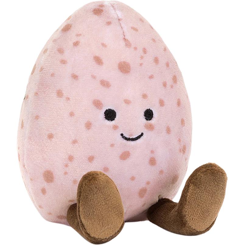JELLYCAT Fun Items Eggsquisite Pink Egg Companion Doll Plush Doll 10cm Height