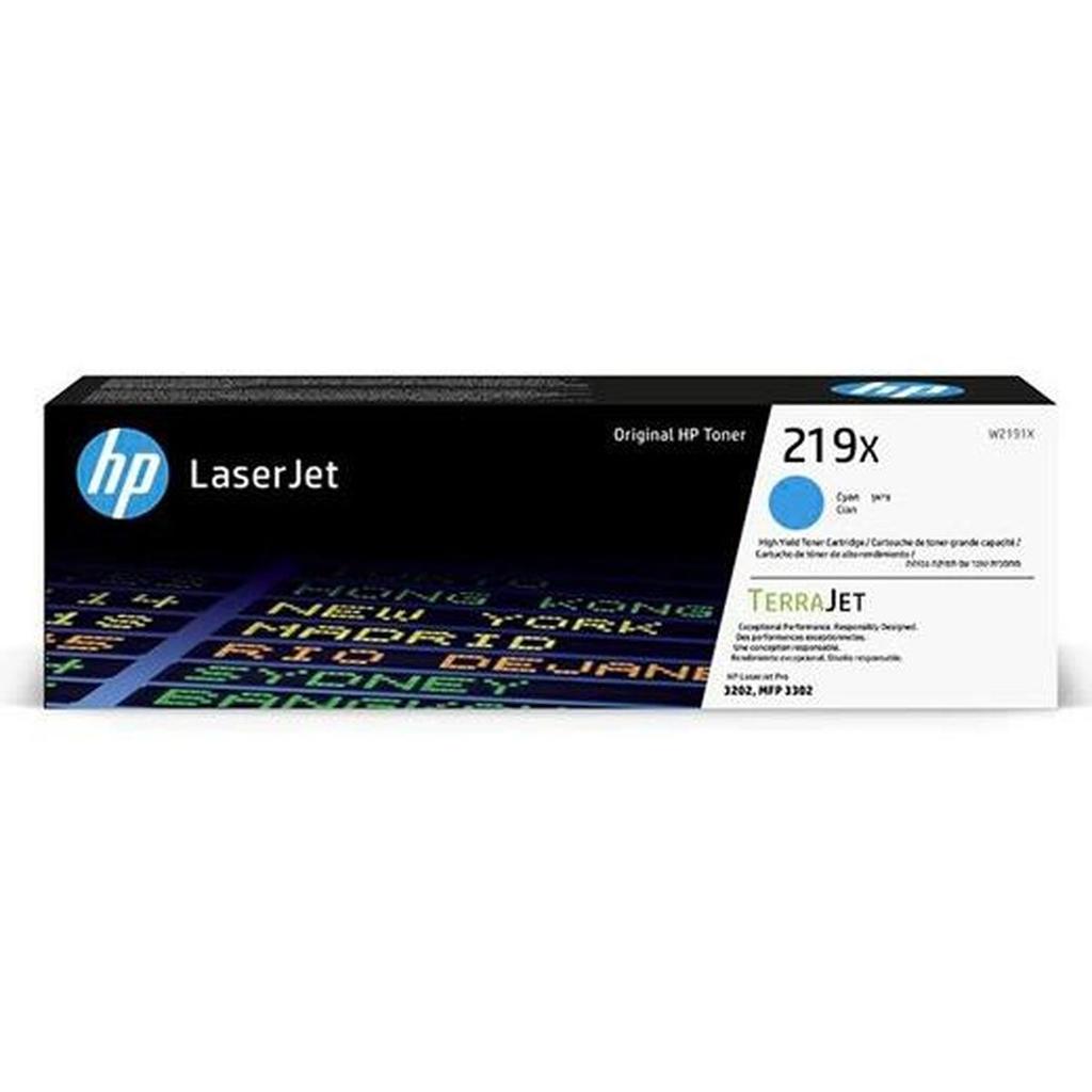 Original Toner HP W2191X Cyan