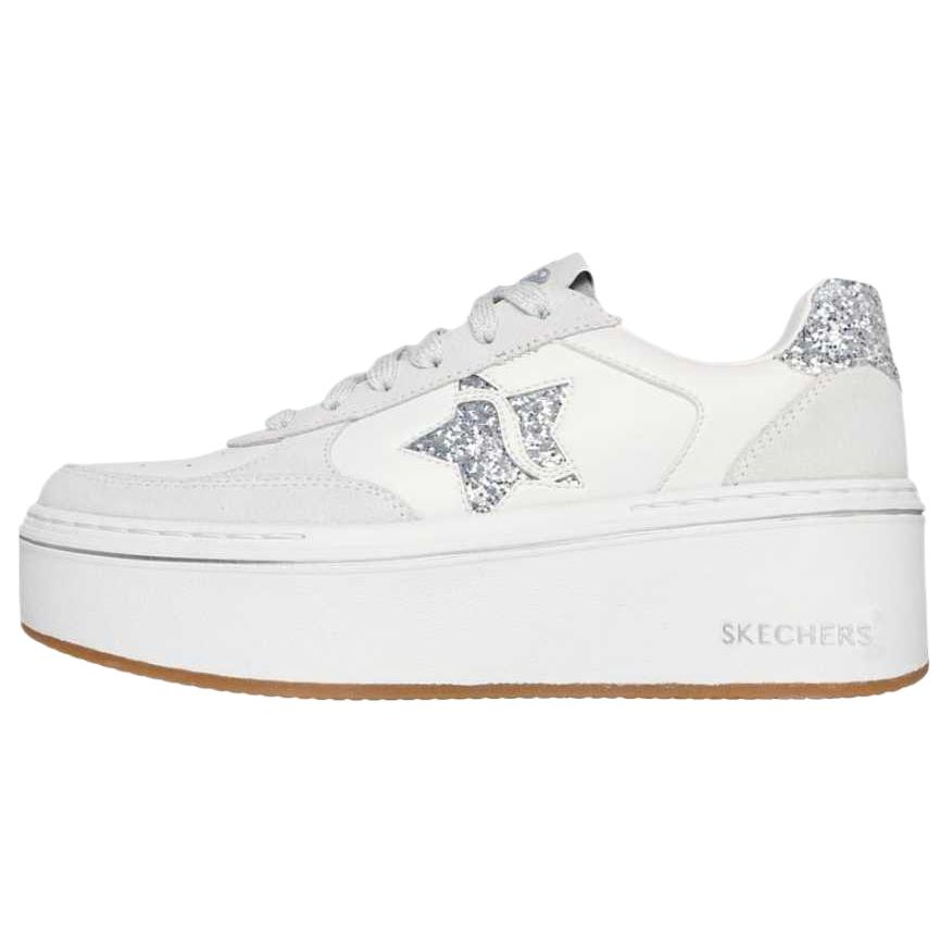 Skechers Paloma Comfortable Versatile Fashionable Low-Top Casual Shoes Women sneaker Silver 185293-WSL 37