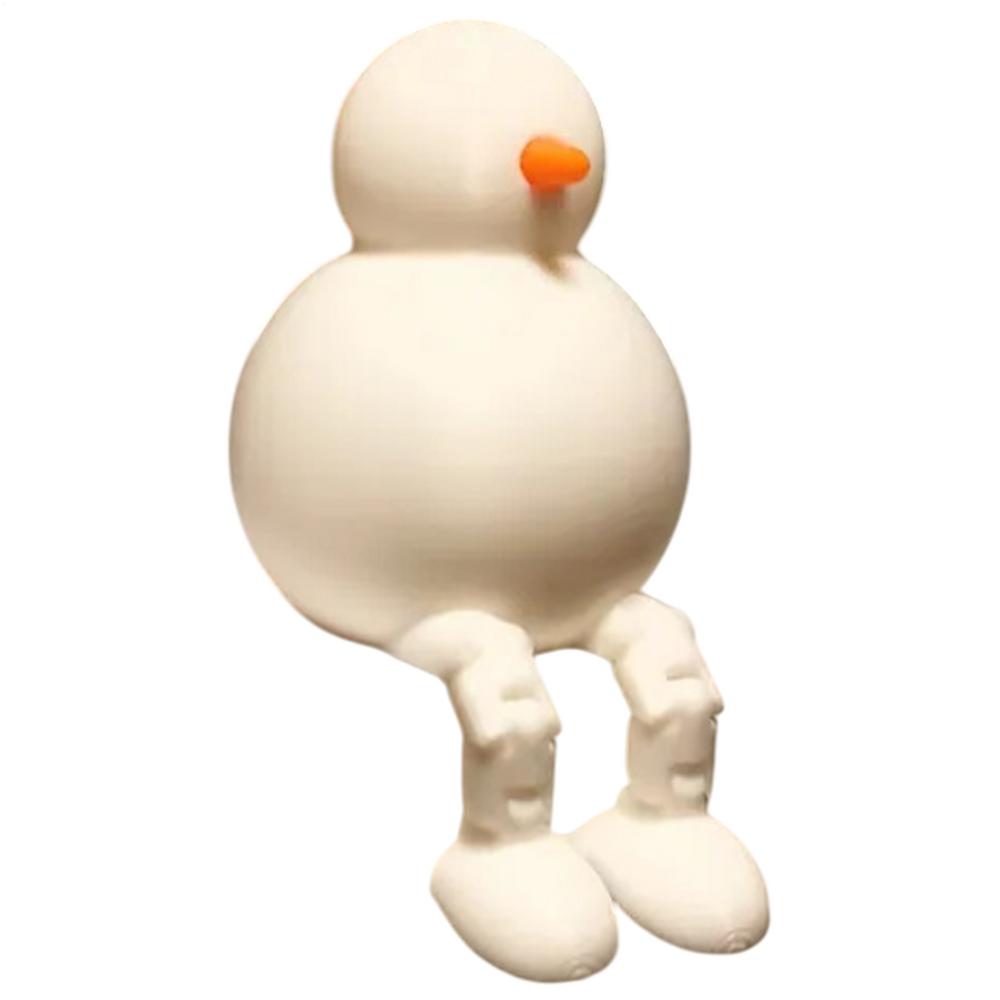 3D printed decoration with movable joints Christmas tree Christmas ball snowman bell ornaments for Bedroom Holiday Decorations